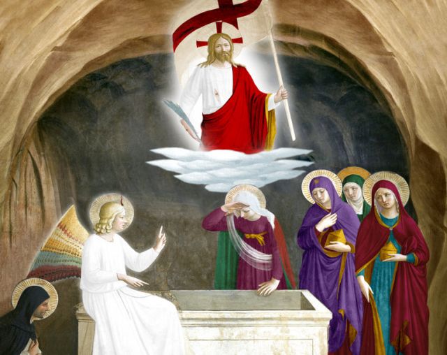 Na noite do Sábado Santo, também conhecida como Vigília Pascal, honra-se a sepultura de Jesus Cristo, sua descida ao Limbo e celebra-se sua gloriosa Ressurreição.