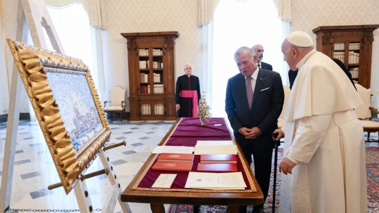 Papa Francisco recebe o Rei da Jordania 4
