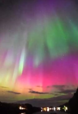 As atuais auroras boreais e a mensagem não cancelada de Fátima 2 Foto: EarthquakeChil1/ X