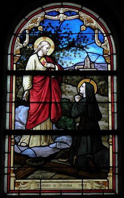 As aparições do Sagrado Coração de Jesus a Santa Margarida Maria 1 Foto: Wikipedia/ GO69 - Obra do próprio, CC BY-SA