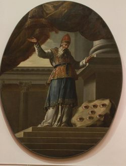 São Zacarias, Profeta 1 Visão de São Zacarias, Por Pierre Subleyras – Museu dos Agostinianos, Toulouse (Itália). Foto: Reprodução