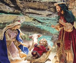 Passando o Natal no deserto 1 Presépio da casa dos Arautos em Ponta Grossa, Paraná – Foto: João Paulo Rodrigues