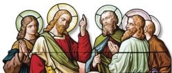 Pena eterna, uma verdade que merece atenção! 1 O Divino Mestre instruía os discípulos por meio do convívio - Vitral da Igreja de St. Patrick, Roxbury (Estados Unidos) - Foto: Gustavo Kralj